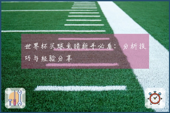 世界杯买球竞猜新手必看：分析技巧与经验分享